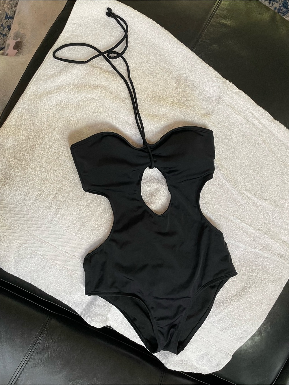 Kirra Black Cutout One-Piece Swimsuit